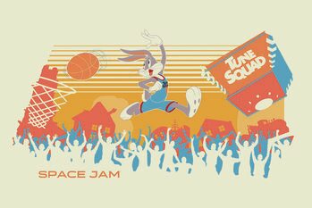 Konsttryck Space Jam - Bugs Bunny