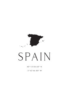 Χάρτης Spain map and coordinates