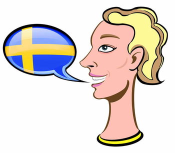 Kunsttrykk Speaking Swedish - illustration