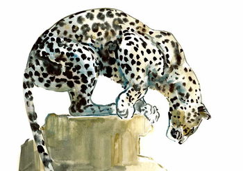 Festmény reprodukció Spine (Arabian Leopard), 2015,