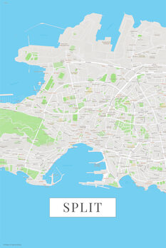Mapa Split color