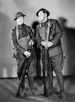 Umelecká fotografie Stan Laurel and Oliver Hardy, 1938