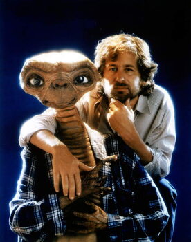 Photographie artistique Steven Spielberg and E.T.