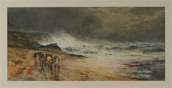 Storm on the Firth, 1874 Reproduction de Tableau