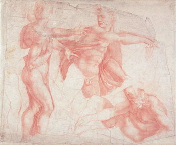 Konsttryck Studies of Male Nudes