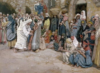 Reproducción de arte 'Suffer the Little Children to Come Unto me', illustration for 'The life of Christ', c.1886-96