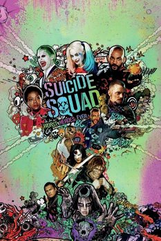 Umělecký tisk Suicide Squad - Worst heroes ever