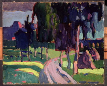 Umelecká tlač Summer at Murnau, 1908