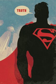 Poster de artă Superman Core - Truth