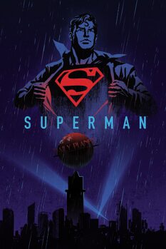 Kunstafdruk Superman - Daily Planet