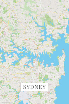 Harta Sydney color