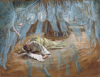 Reproducción de arte The Agony in the Garden, illustration for 'The Life of Christ', c.1886-94