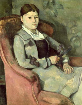 Reprodukcija The Artist's Wife in an Armchair, c.1878/88