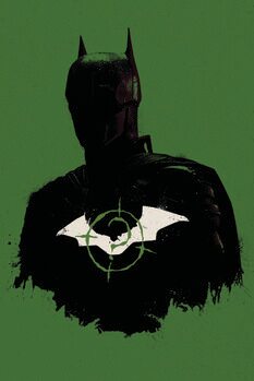 Kunstafdruk The Batman - Riddle target