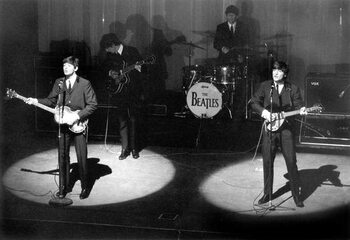 Umělecká fotografie The Beatles at the Olympia, Paris, 1964