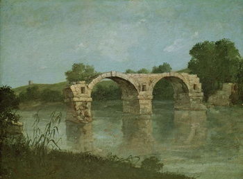 Festmény reprodukció The Bridge at Ambrussum