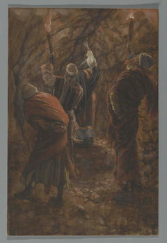 Kunsttryk The Chasm in the Rock in the Cave Beneath Calvary