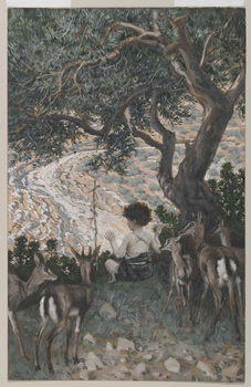 Reproducción de arte The Childhood of Saint John the Baptist, illustration from 'The Life of Our Lord Jesus Christ'