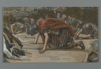 Reproducción de arte The Confession of the Centurion, illustration from 'The Life of Our Lord Jesus Christ', 1886-94
