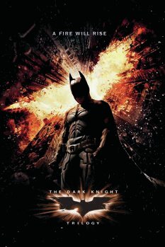 Арт печат The Dark Knight Trilogy - A Fire Will Rise