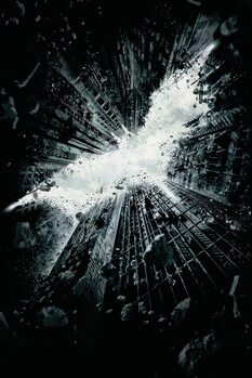 Poster de artă The Dark Knight Trilogy - Bat