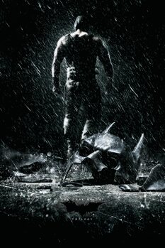 Konsttryck The Dark Knight Trilogy - Rain