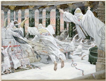 Kunsttryk The Dead appear in the Temple