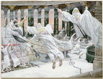 Reproducción de arte The Dead appear in the Temple, illustration for 'The Life of Christ', c.1886-96