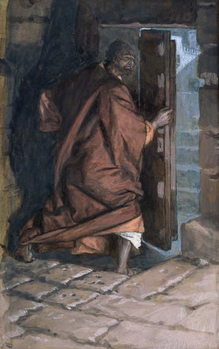 Reproducción de arte The Departure of Judas, illustration for 'The Life of Christ', c.1884-96