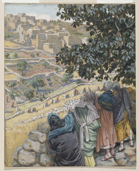 Reproducción de arte The Disciples Eat Wheat, illustration from 'The Life of Our Lord Jesus Christ'