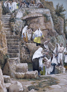 Reproducción de arte The Disciples of Jesus Baptising, illustration for 'The Life of Christ', c.1886-94