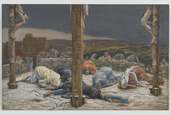 Reproducción de arte The Earthquake, illustration from 'The Life of Our Lord Jesus Christ', 1886-94