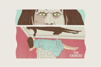 Kunsttryk The Exorcist - Regan