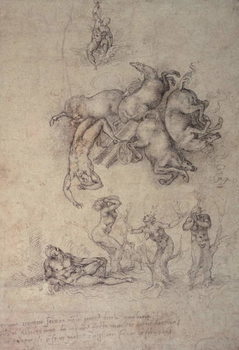 Konsttryck The Fall of Phaethon, 1533