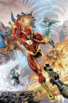 Poster de artă The Flash and the villains