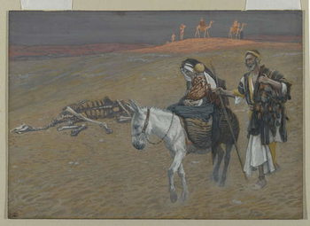 Reproducción de arte The Flight into Egypt, illustration from 'The Life of Our Lord Jesus Christ'