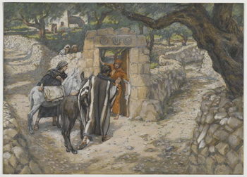 Reproducción de arte The Foal of Bethpage, illustration from 'The Life of Our Lord Jesus Christ', 1886-94
