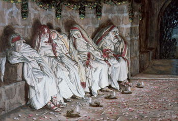 Reproducción de arte The Foolish Virgins, illustration for 'The Life of Christ', c.1886-94