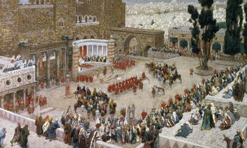 Reprodukcija umjetnosti The Forum of Jerusalem as Seen From Above