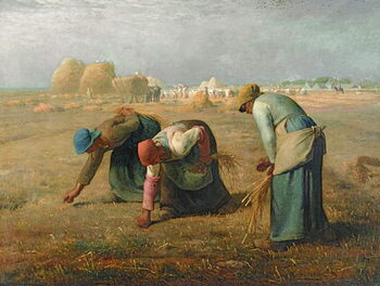 Konsttryck The Gleaners, 1857
