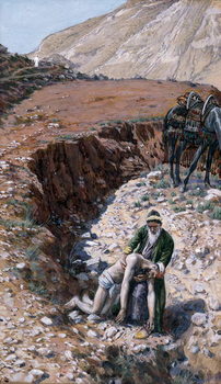 Reproducción de arte The Good Samaritan, illustration for 'The Life of Christ', c.1886-94