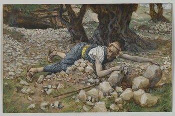 Reproducción de arte The Hidden Treasure, illustration from 'The Life of Our Lord Jesus Christ'