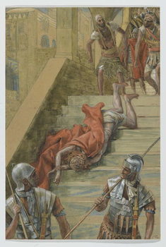 Reproducción de arte The Holy Stair, illustration from 'The Life of Our Lord Jesus Christ', 1886-94