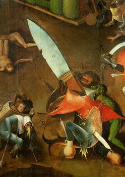 Konsttryck The Last Judgement : Detail of the Dagger