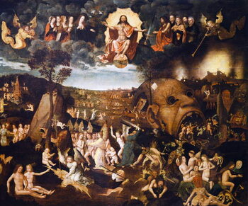 Kunsttryk The Last Judgment, 1506-1508