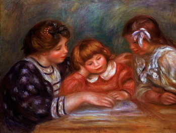 Festmény reprodukció The Lesson, 1906