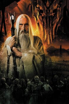 Poster de artă The Lord of the Rings - Dark side