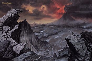 Umjetnički plakat The Lord of the Rings - Mordor