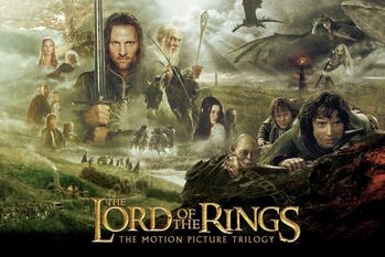 Umetniški tisk The Lord of the Rings - Trilogija