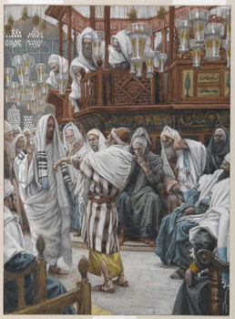 The Man with the Withered Hand, illustration from 'The Life of Our Lord Jesus Christ' Reproduction de Tableau